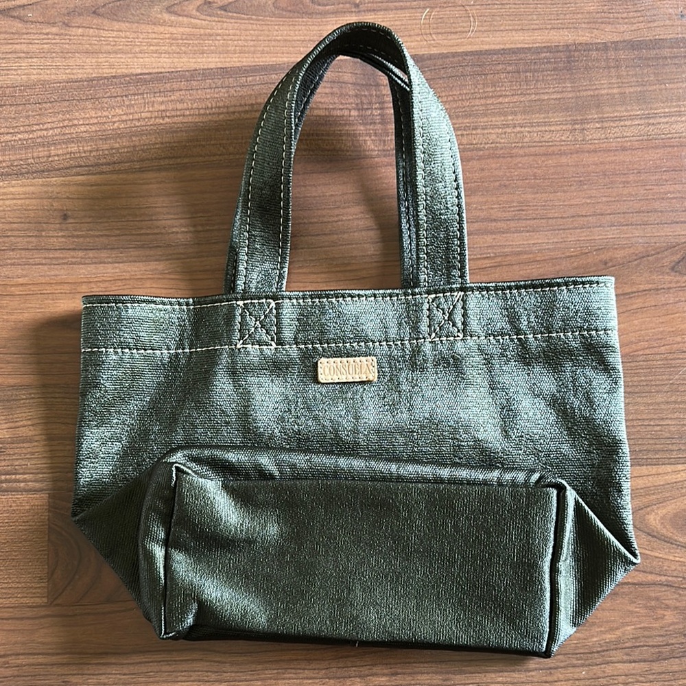 Consuela grab and go mini olive tote